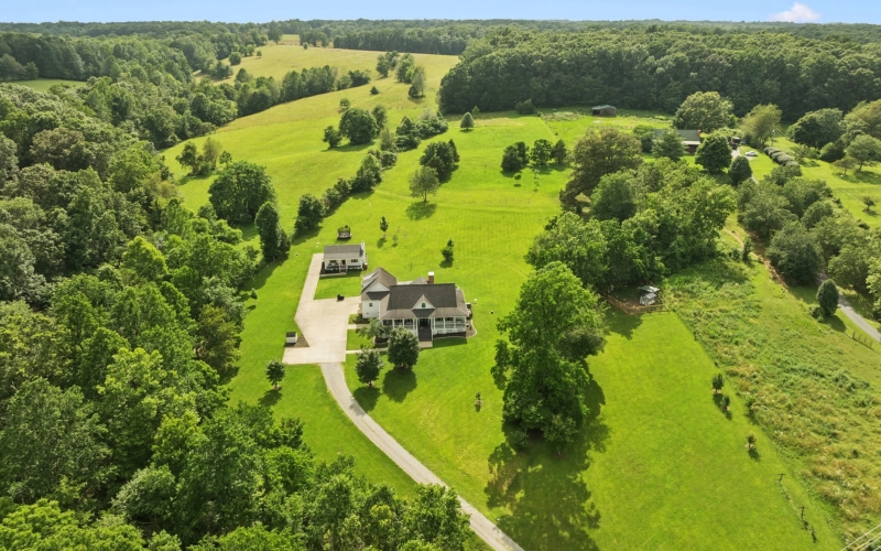 Scenic Fairview TN landscape with rolling hills and homes